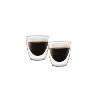Filiżanki do espresso z podwójną ścianką 80 ml / 2 szt. - AMO (5837)