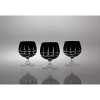Kieliszki kryształowe do koniaku 170 ml - BLACK (KR3)