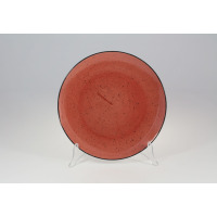Talerz płytki 27 cm - 6630W Boss (ceglasty/czarny)