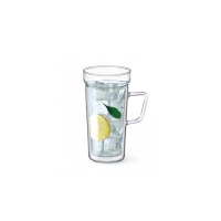 Szklanki z uchem z podwójną ścianką 400 ml / 2 szt. - DUAL (2302/2)