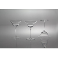 Handmade / Kieliszki do martini 105 ml - BEZBARWNE (A780)