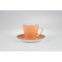 Filiżanka 350 ml ze spodkiem - 6630Ł Beata, Dorota (orange)