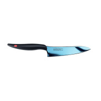 Nóż szefa kuchni kuty Titanium dł. 13 cm, niebieski (K-22013-B)