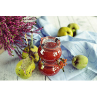Słoiki z pokrywką, uszczelką i 2 zapinkami / 220 ml - WECK Schmuck (WE-902-60PUZ)