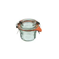 Słoiki z pokrywką, uszczelką i 2 zapinkami / 35 ml - WECK Mini-Sturz (WE-756-40PUZ)