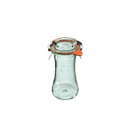 Słoiki z pokrywką, uszczelką i 2 zapinkami / 100 ml - WECK Deli (WE-757-40PUZ)