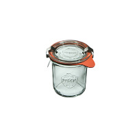 Słoiki z pokrywką, uszczelką i 2 zapinkami / 140 ml - WECK Mini-Sturz (WE-761-60PUZ)