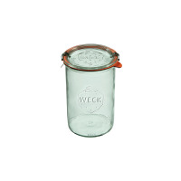 Słoiki z pokrywką, uszczelką i 2 zapinkami /1000 ml - WECK Sturz (WE-782-100PUZ)