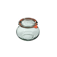 Słoiki z pokrywką, uszczelką i 2 zapinkami / 560 ml - WECK Schmuck (WE-901-80PUZ)