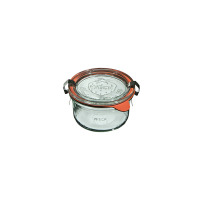 Słoiki z pokrywką, uszczelką i 2 zapinkami / 165 ml - WECK Sturz (WE-976-80PUZ)