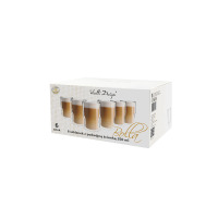 Szklanki z podwójną ścianką 350 ml / 6 szt. - Bolla (7558)