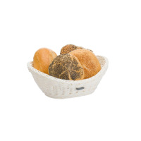 Kosz owalny do pieczywa 23,5 cm - Biały (02096110101)
