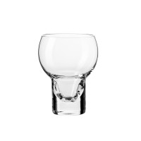 Szklanka do drinków Shake N°3 GINGER marki Krosno Glass o pojemności 200 ml. Przezroczyste naczynie o nowoczesnym, pękatym kształcie z grubym, stabilnym dnem.