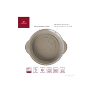 Tortownica silikonowa 23 cm - SMART (NK994M)
