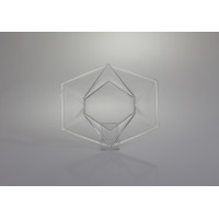 Talerz kryształowy 22 cm - ORIGAMI (CZ999429)