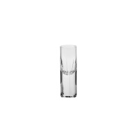 Przezroczysty kieliszek do wódki Gotic marki Krosno Glass o pojemności 30 ml. Szklane naczynie o prostym, nowoczesnym kształcie z ozdobnym żłobieniem wewnątrz