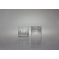 Szklanki niskie kryształowe 280 ml - 1584 (Z0783)