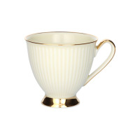Filiżanka ze spodkiem 250 ml Dalia Kremowa GZ02