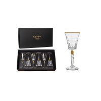 Kieliszki kryształowe do wina 260 ml - CONTE GOLD (802770)