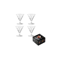 Pucharki kryształowe do lodów 250 ml / 4 szt. - BLISS (802572)