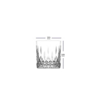 Szklanki do whisky 330 ml / kpl 3 szt. - ODIN (odn430A)