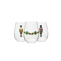 Szklanki świąteczne 500 ml / 3 szt. - JOLLY (KP 1645)