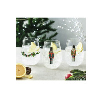 Szklanki świąteczne 500 ml / 3 szt. - JOLLY (KP 1645)