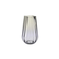 Wazon optyk pionowy 30 cm / Dymny-niebieski (D058)