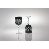 Kieliszki kryształowe do wina 250 ml - 1253 (200418) 