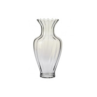 Wazon optyk pionowy 42 cm / Dymny-niebieski (D056)