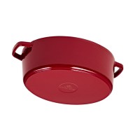 Brytfanna żeliwna 5,5 l - NATUR IRON / bordo