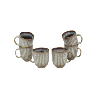 Zestaw kubków dla 6 osób - STONEWARE S009T Meteor (Daisy)