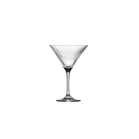 Kieliszek do martini Avant-Garde Lumi marki Krosno Glass o pojemności 240 ml. Przezroczyste szkło z charakterystycznym, spiralnym żłobieniem na czaszy.