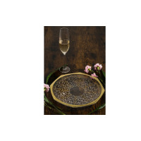 Talerz kryształowy 30 cm - ARABESQUE GOLD (802916)