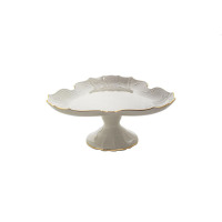 Patera na nodze 27 cm - Bernadotte Ivory Gold (081244)