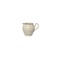 Dzbanek do mleczka 180 ml Bernadotte Ivory Gold marki Thun w kolorze kości słoniowej. Eleganckie naczynie z porcelany o klasycznym kształcie, zdobione złotym