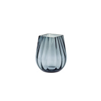 Wazon optyk pionowy 25,5 cm / Szaroniebieski (D058)