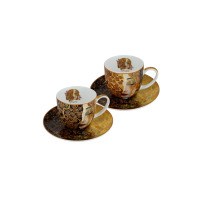 Filiżanki 250 ml ze spodkami 2 szt. - G. Klimt  / Złote łzy (532-7406)