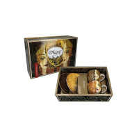 Filiżanki 250 ml ze spodkami 2 szt. - G. Klimt  / Złote łzy (532-7406)