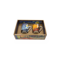 Kubki 400 ml - 2 szt. - V. van Gogh / Taras kawiarni nocą i Gwiaździsta noc (830-7219)