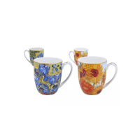 Kubki 400 ml - 2 szt. - V. van Gogh / Słoneczniki i Irysy (830-7220)