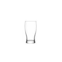 Szklanka do piwa BELEK marki LAV o pojemności 380 ml. Przezroczyste naczynie z grubym dnem i charakterystycznym, lekko zwężanym ku dołowi kształtem.