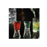 Kieliszki do wódki, miarka barmańska 30 ml i 60 ml / 6 szt. - Tattoo (269830)