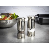 Zestaw młynków elektr. 18 cm: sól kamienna + pieprz - Zeli (PG-2-2848000)