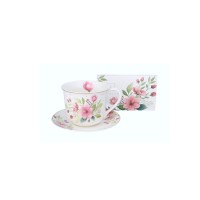 Filiżanka 400 ml ze spodkiem / CR1-110 Kwiat Wiśni