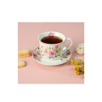 Filiżanka 400 ml ze spodkiem / CR1-110 Kwiat Wiśni