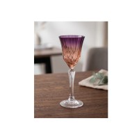Kieliszki kryształowe do likieru 80 ml - Bella Pink Gradient (963668)
