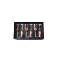 Kieliszki kryształowe do szampana 180 ml - Bella Pink Gradient (963675)