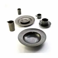 Talerz głęboki 28 cm, 600 ml - Plisse (V-80502-2)