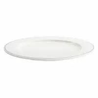 Talerz płytki 29 cm - niebieskie paski - Forte Mizu I (V-FO411-12)